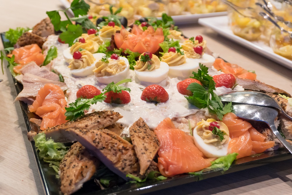 Zalm salade luxe