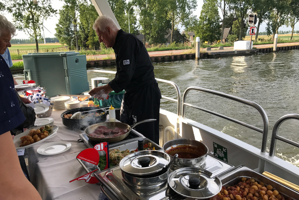 Eten op het water