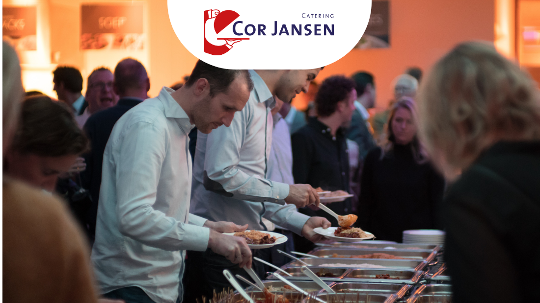 Catering_Landingspagina Mensen bij een buffet